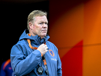 Netherlands trainer coach Ronald Koeman participates in the match training and press conference for the Netherlands on October 7, 2024, at t...