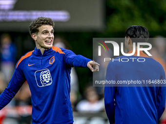 Netherlands player Guus Til participates in the training and press conference for the Netherlands Nations League season 2024-2025 at the KNV...