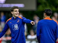 Netherlands player Guus Til participates in the training and press conference for the Netherlands Nations League season 2024-2025 at the KNV...