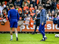 Netherlands assistant trainer Wim Jonk is present during the match training and press conference for the Netherlands on October 7, 2024, at...