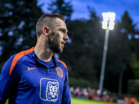 Netherlands player Stefan de Vrij participates in the training and press conference for the Netherlands Nations League season 2024-2025 at t...