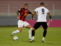 Wendel Barros Da Silva of Hamrun Spartans is in action during the Malta 360 Sports Premier League soccer match between Hamrun Spartans and H...