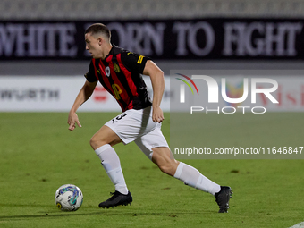 Mattias Ellul of Hamrun Spartans is in action during the Malta 360 Sports Premier League soccer match between Hamrun Spartans and Hibernians...