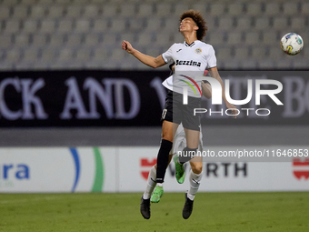 Isaiah Chukunyere of Hibernians is in action during the Malta 360 Sports Premier League soccer match between Hamrun Spartans and Hibernians...