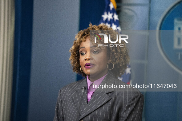 White House Press Briefing by Secretary Karine Jean-Pierre addresses the one-year anniversary since October 7, 2024,and the hostage situatio...