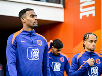 Netherlands player Ryan Gravenberch participates in the training and press conference for the Netherlands on October 7, 2024, at the KNVB Ca...