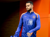 Netherlands player Cody Gakpo participates in the training and press conference for the Netherlands Nations League season 2024-2025 at the K...