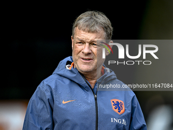 Netherlands assistant trainer Erwin Koeman is present during the match training and press conference for the Netherlands on October 7, 2024,...