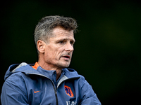 Netherlands assistant trainer Wim Jonk is present during the match training and press conference for the Netherlands on October 7, 2024, at...