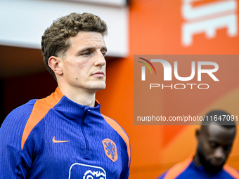 Netherlands player Guus Til participates in the training and press conference for the Netherlands Nations League season 2024-2025 at the KNV...