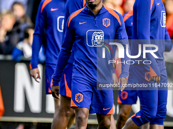 During the match training and press conference for the Netherlands Nations League season 2024-2025 at the KNVB Campus in Zeist, Netherlands,...