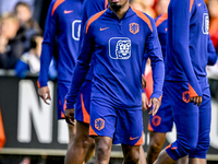 During the match training and press conference for the Netherlands Nations League season 2024-2025 at the KNVB Campus in Zeist, Netherlands,...