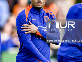 Netherlands player Justin Kluivert participates in the training and press conference for the Netherlands on October 7, 2024, at the KNVB Cam...