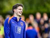 Netherlands player Guus Til participates in the training and press conference for the Netherlands Nations League season 2024-2025 at the KNV...