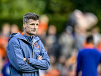 Netherlands assistant trainer Wim Jonk is present during the match training and press conference for the Netherlands on October 7, 2024, at...