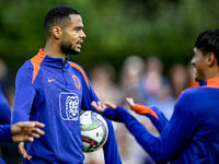 Netherlands player Cody Gakpo participates in the training and press conference for the Netherlands Nations League season 2024-2025 at the K...