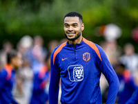 Netherlands player Cody Gakpo participates in the training and press conference for the Netherlands Nations League season 2024-2025 at the K...