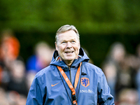 Netherlands trainer coach Ronald Koeman participates in the match training and press conference for the Netherlands on October 7, 2024, at t...