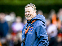 Netherlands trainer coach Ronald Koeman participates in the match training and press conference for the Netherlands on October 7, 2024, at t...