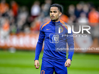 Netherlands player Justin Kluivert participates in the training and press conference for the Netherlands on October 7, 2024, at the KNVB Cam...