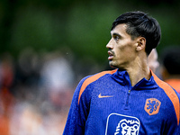 Netherlands player Tijjani Reijnders participates in the training and press conference for the Netherlands Nations League season 2024-2025 a...