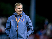 Netherlands trainer coach Ronald Koeman participates in the match training and press conference for the Netherlands on October 7, 2024, at t...