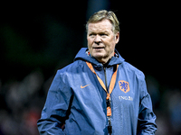 Netherlands trainer coach Ronald Koeman participates in the match training and press conference for the Netherlands on October 7, 2024, at t...