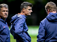 Netherlands assistant trainer Wim Jonk is present during the match training and press conference for the Netherlands on October 7, 2024, at...