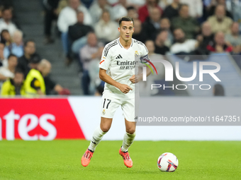 Lucas Vazquez right winger of Real Madrid and Spain during the La Liga match between Real Madrid CF and Deportivo Alavés at Estadio Santiago...