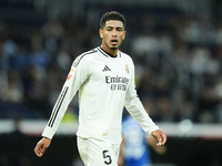 Jude Bellingham central midfield of Real Madrid and England during the La Liga match between Real Madrid CF and Deportivo Alavés at Estadio...