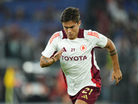 Paulo Dybala second striker of Roma and Argentina during the warm-up before  the UEFA Europa League 2024/25 League Phase MD1 match between A...