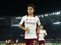 Paulo Dybala second striker of Roma and Argentina during the warm-up before the UEFA Europa League 2024/25 League Phase MD1 match between AS...