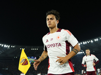 Paulo Dybala second striker of Roma and Argentina during the warm-up before the UEFA Europa League 2024/25 League Phase MD1 match between AS...