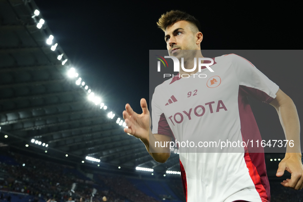 Stephan El Shaarawy left winger of Roma and Italy during the warm-up before the UEFA Europa League 2024/25 League Phase MD1 match between AS...