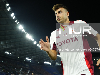 Stephan El Shaarawy left winger of Roma and Italy during the warm-up before the UEFA Europa League 2024/25 League Phase MD1 match between AS...