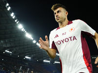 Stephan El Shaarawy left winger of Roma and Italy during the warm-up before the UEFA Europa League 2024/25 League Phase MD1 match between AS...