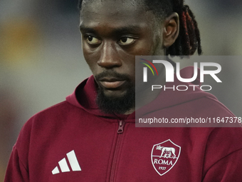 Manu Kone central midfield of Roma and France during the UEFA Europa League 2024/25 League Phase MD1 match between AS Roma and Athletic Club...