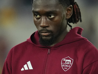 Manu Kone central midfield of Roma and France during the UEFA Europa League 2024/25 League Phase MD1 match between AS Roma and Athletic Club...