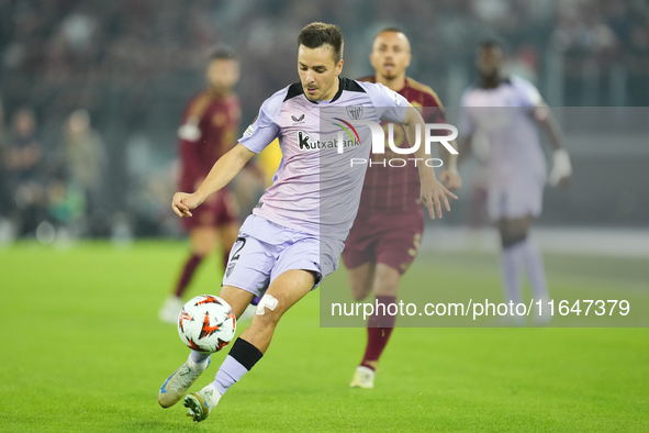 Andoni Gorosabel right-back of Athletic Club and Spain during the UEFA Europa League 2024/25 League Phase MD1 match between AS Roma and Athl...