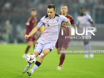 Andoni Gorosabel right-back of Athletic Club and Spain during the UEFA Europa League 2024/25 League Phase MD1 match between AS Roma and Athl...