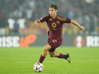 Tommaso Baldanzi attacking midfield of Roma and Italy during the UEFA Europa League 2024/25 League Phase MD1 match between AS Roma and Athle...