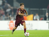 Tommaso Baldanzi attacking midfield of Roma and Italy during the UEFA Europa League 2024/25 League Phase MD1 match between AS Roma and Athle...