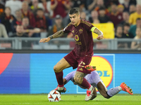 Gianluca Mancini centre-back of Roma and Italy during the UEFA Europa League 2024/25 League Phase MD1 match between AS Roma and Athletic Clu...