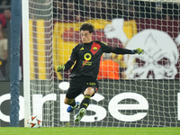 Mile Svilar goalkeeper of Roma and Serbia during the UEFA Europa League 2024/25 League Phase MD1 match between AS Roma and Athletic Club at...