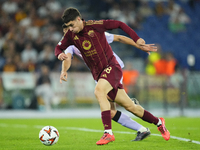 Matias Soule right winger of Roma and Argentina during the UEFA Europa League 2024/25 League Phase MD1 match between AS Roma and Athletic Cl...