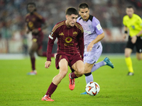 Matias Soule right winger of Roma and Argentina during the UEFA Europa League 2024/25 League Phase MD1 match between AS Roma and Athletic Cl...