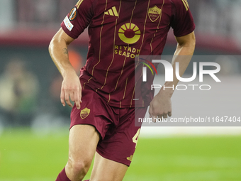 Bryan Cristante defensive midfield of Roma and Italy during the UEFA Europa League 2024/25 League Phase MD1 match between AS Roma and Athlet...