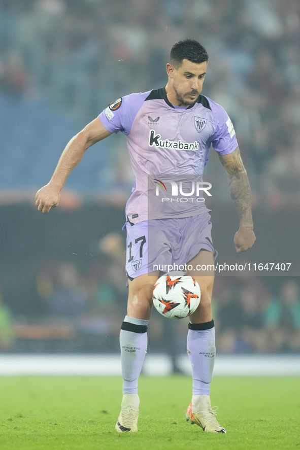 Yuri Berchiche left-back of Athletic Club and Spain during the UEFA Europa League 2024/25 League Phase MD1 match between AS Roma and Athleti...