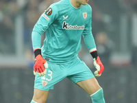 Julen Agirrezabala goalkeeper of Athletic Club and Spain during the UEFA Europa League 2024/25 League Phase MD1 match between AS Roma and At...