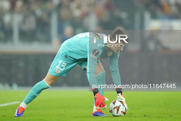 Julen Agirrezabala goalkeeper of Athletic Club and Spain during the UEFA Europa League 2024/25 League Phase MD1 match between AS Roma and At...